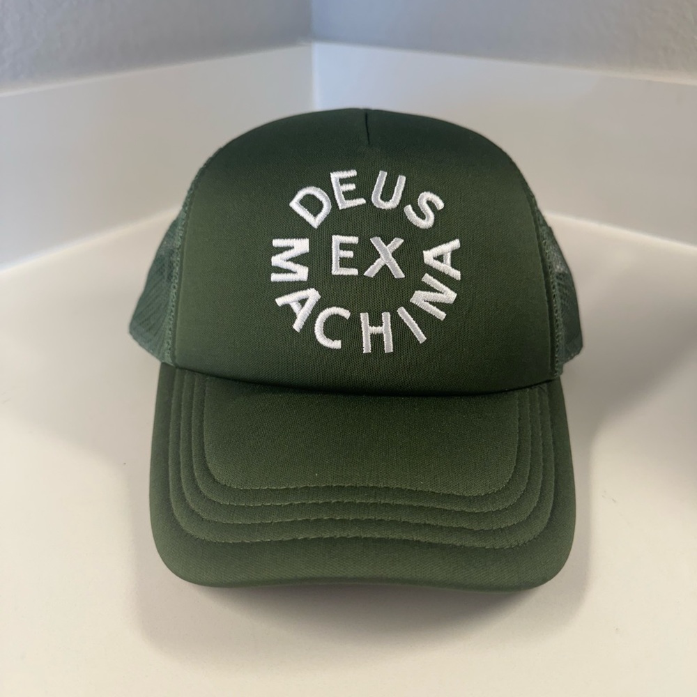 Deus Ex Machina Green Trucker Hat